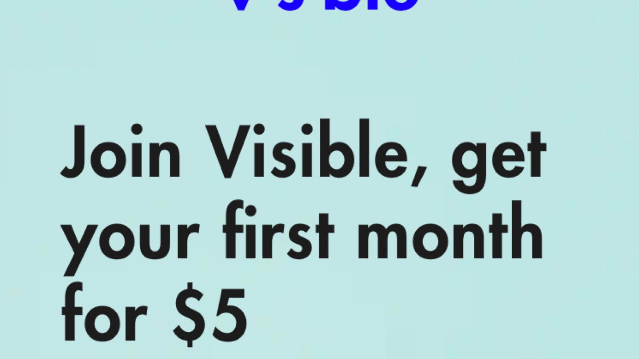 Verizon亲儿子VISIBLE的折扣规则