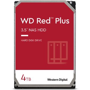 WD 4TB Red Plus 红盘 5400转 机械硬盘