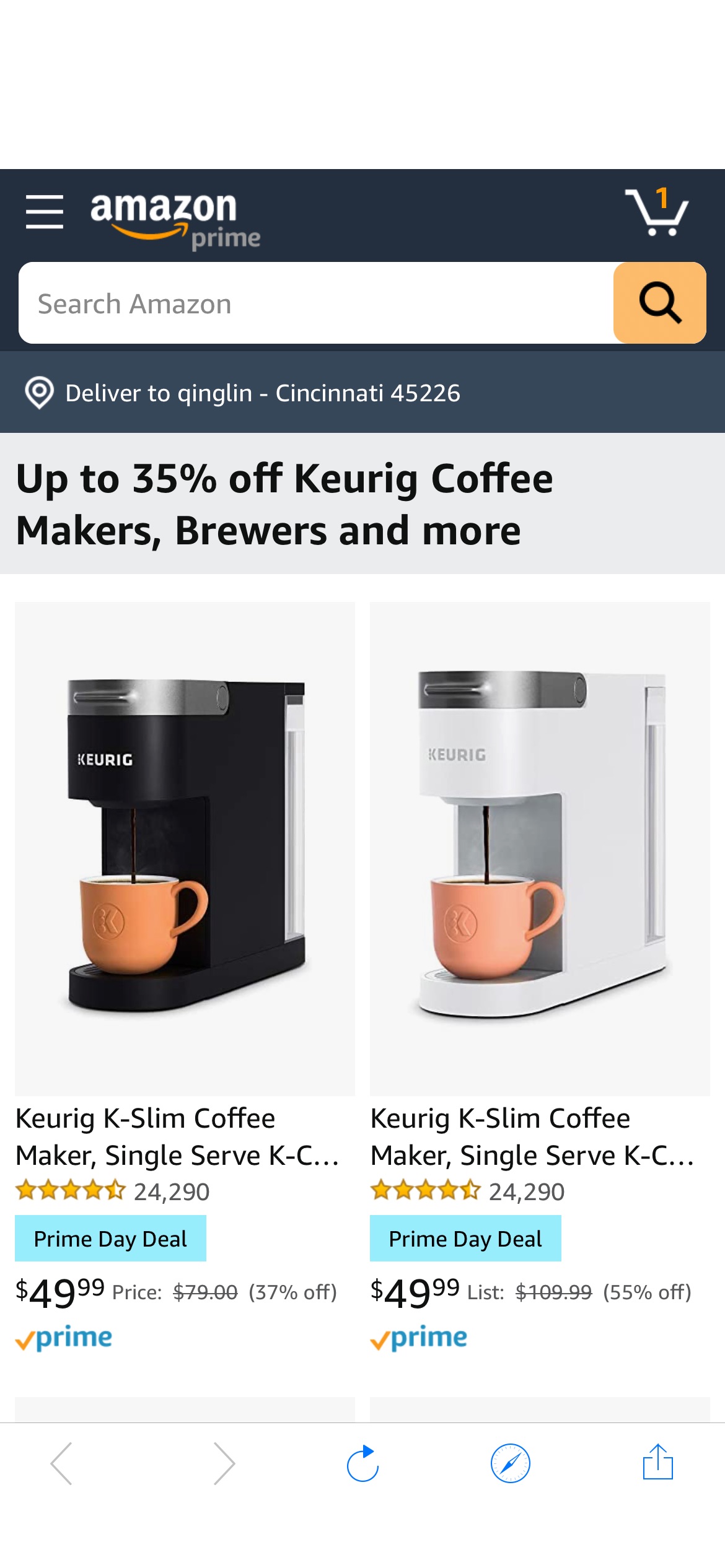 Up to 35% off Keurig Coffee Makers, Brewers and more咖啡机