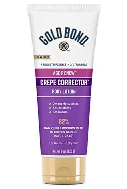 Amazon.com : Gold Bond Age Renew Crepe Corrector Body Lotion, Replenishing & Smoothing Formula, 8 oz. : Beauty & Personal Care 身体乳