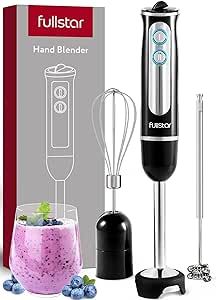 Amazon.com: Immersion Blender, Hand Blender Electric, 3-in-1 Immersion Blender Handheld, 9-Speed, 500W Handheld Blender - Hand Blenders Immersion 