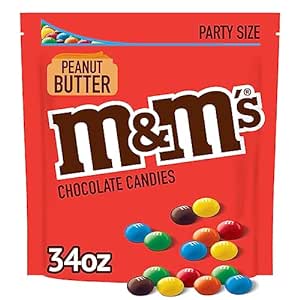 Amazon.com : M&amp;M&#39;s Peanut Butter Milk Chocolate Easter Candy, Party Size, 34 oz Bag : Everything Else
