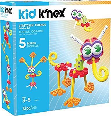Amazon.com: K'NEX Kid Stretchin' Friends Building Set – 23Piece – Ages 3 & Up Preschool Educational Toy Building Set: Gateway 拼插玩具