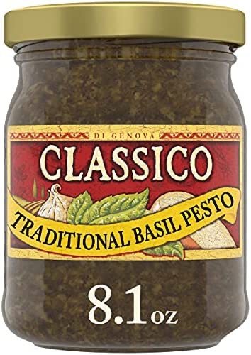 Classico Signature Recipes Traditional Basil Pesto 酱(8.1 oz Jar)
