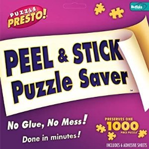 Amazon.com: Buffalo Games - Puzzle Presto! Peel & Stick Puzzle Saver, Multi: Toys & Games