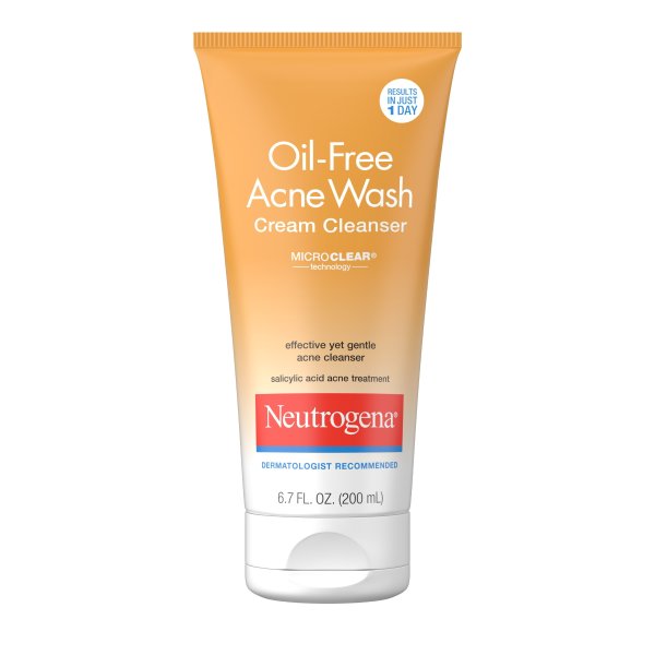 Oil-Free Acne Face Wash Cream, Face Cleanser, 6.7 fl. oz