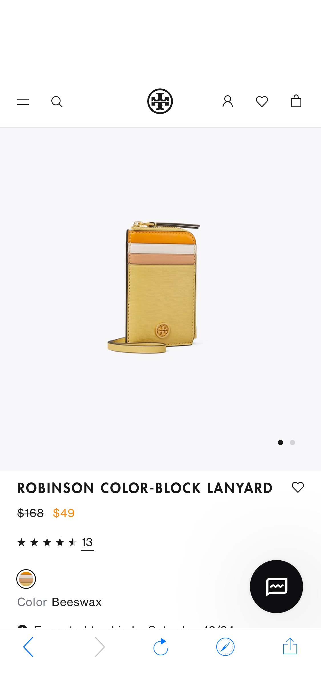 Robinson Color-Block Lanyard: Women's Designer Card Cases | TB卡包