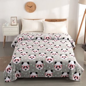 Mainstays Plush Twin Panda Bed Blanket
