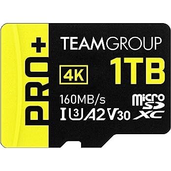 Pro+ 1TB A2 U3 V30 160/110 MB/s MicroSDXC 存储卡
