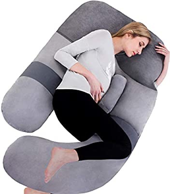 Amazon.com: AWESLING 60in Full Body Pillow | Nursing, Maternity and Pregnancy Body Pillow | Extra Large U Shape Pillow and Lounger
特大U型枕头