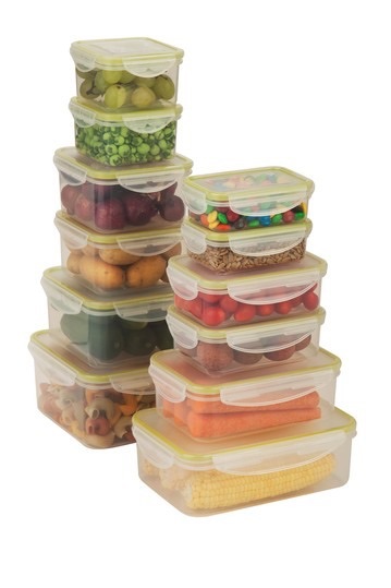 Honey-Can-Do | Locking 24-Piece Clear Food Storage Set | 食物盒