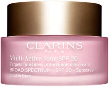 Amazon.com: Clarins Multi-Active Day Cream SPF 20 | Anti-Aging Moisturizer | UVA/UVB Protection | Minimizes Fine Lines | Boosts Radiance : Beauty & Personal Care 娇韵诗面霜