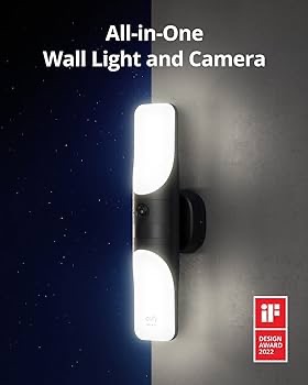 Amazon.com : eufy Security Wired Wall Light Cam S100, Security Camera Outdoor, 2K Camera with 1200-Lumen Light, Color Night Vision, Motion Activated Light, AI Detection, IP65 Waterproof, Floodlight Ca