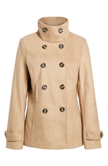 Thread & Supply Double Breasted Peacoat | Nordstrom双排钮扣外套