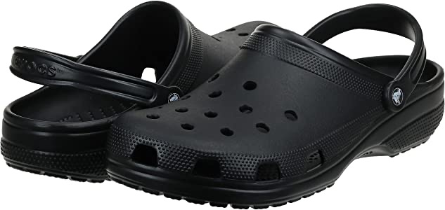 黑色，Crocs Unisex-Adult Classic Clogs