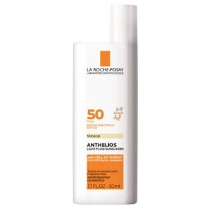 理肤泉物理防晒霜La Roche-Posay Anthelios Mineral Face Sunscreen Ultra-Light SPF 50 - CVS Pharmacy