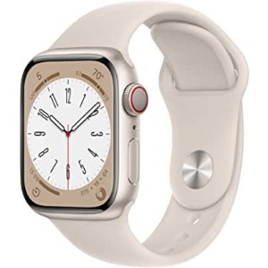 Apple Watch 8 GPS + 蜂窝版 41mm 星光色 智能手表