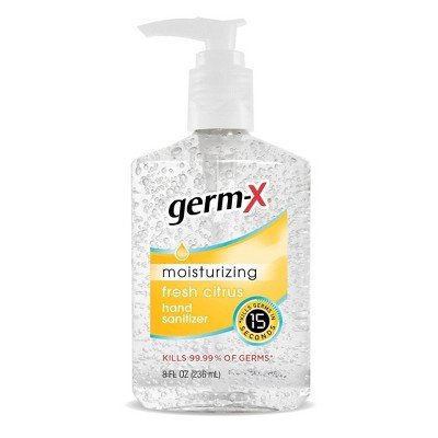 Germ-X Fresh Hand Sanitizer with Pump Citrus - 8 fl oz
