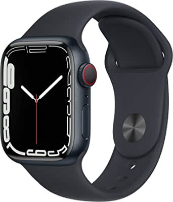 Apple Watch Series 7 GPS + Cellular, 41mm Midnight