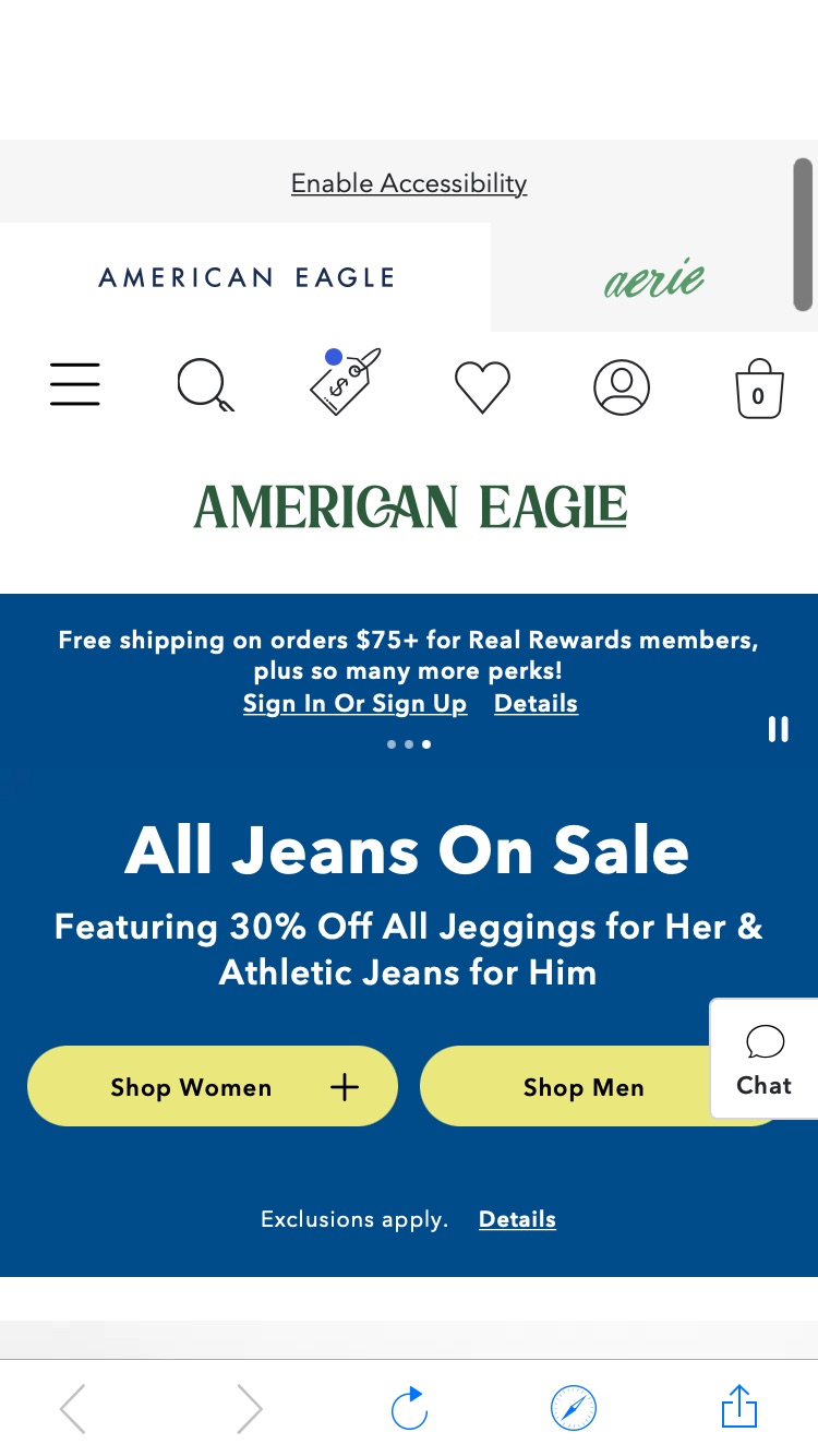 30% Off All Jeggings for Her & Athletic Jeans for Him