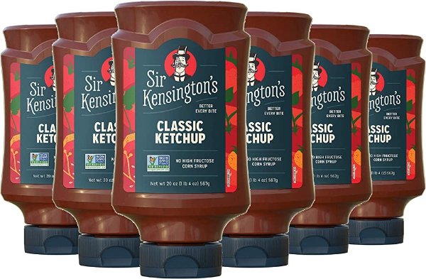 Sir Kensington's Classic Ketchup 20 oz pack of 6