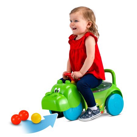 Hasbro Hungry Hungry Hippos 3 in 1 Scoot and Ride On Toy by Kid Trax, Toddler 三合一