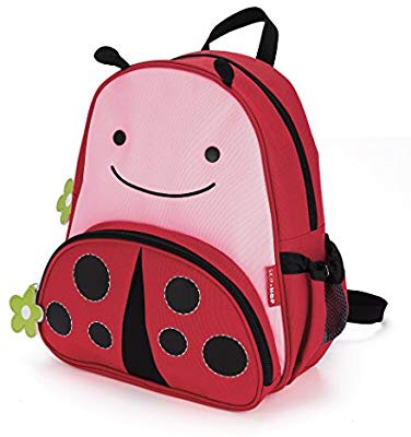 Skip Hop Toddler Backpack, 12" Ladybug School Bag书包