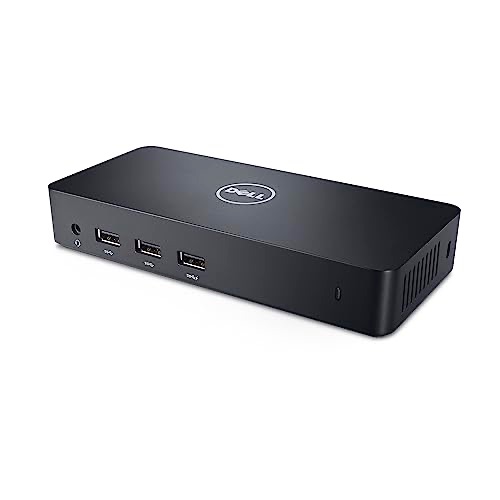 Amazon.com: Dell USB 3.0 Ultra HD/4K Triple Display Docking Station (D3100), Black : Cell Phones & Accessories