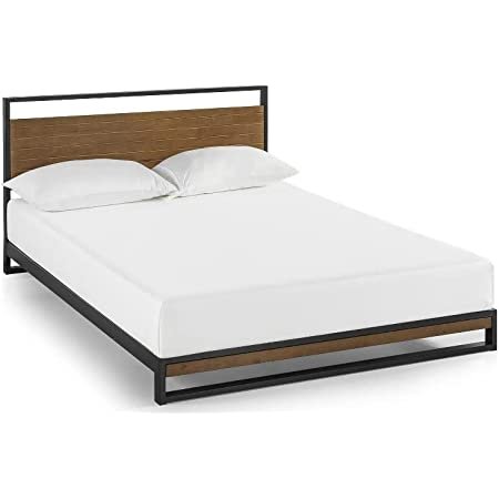 ZINUS Suzanne 37 Inch Bamboo and Metal Platform Bed Frame