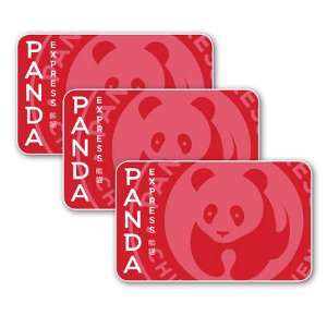 Panda Express $15礼卡3张，总值$45