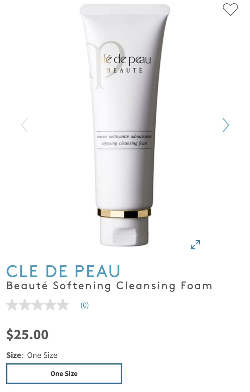 CPB洁面 CLE DE PEAU Beauté Softening Cleansing Foam