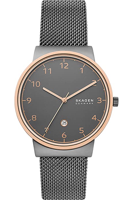 男士石英表 Skagen Men's Jorn Analog-Quartz Watch with Stainless-Steel Strap, Silver, 9 (Model: SKW6423): Watches