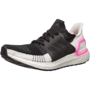 $67.98 Amazon.com | adidas womens Ultraboost 19 Running Shoe, Core Black/ Soft Vision/ Solar Red, 6 US | Road Running