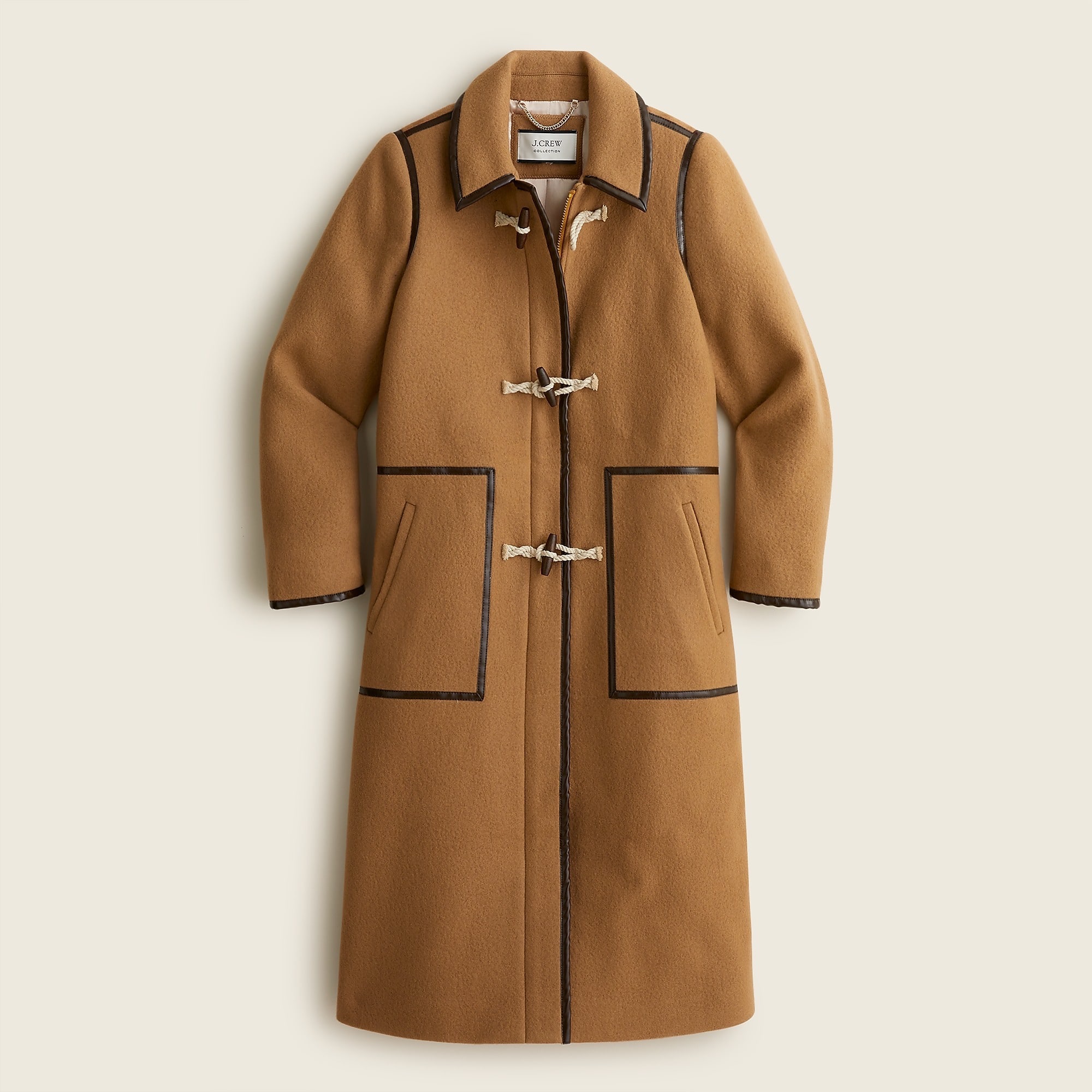 J.Crew: Collection Toggle Coat In Italian Fall Blanket Wool For Women 羊毛羊绒大衣