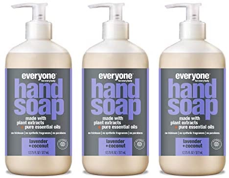 薰衣草椰子味的洗手液
Amazon.com : Everyone Hand Soap: Lavender and Coconut, 12.75 Ounce, 3 Count : Beauty