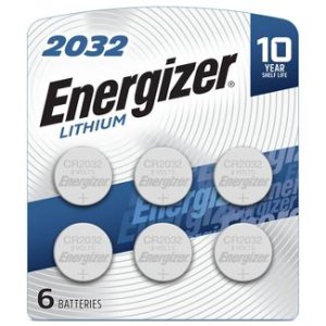 Energizer 2032号 3V 纽扣电池 6枚入