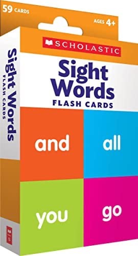 Amazon.com: Flash Cards: Sight Words 儿童常用词卡片  一盒59张