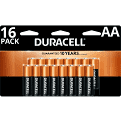 Duracell AA 5号碱性电池，16支装