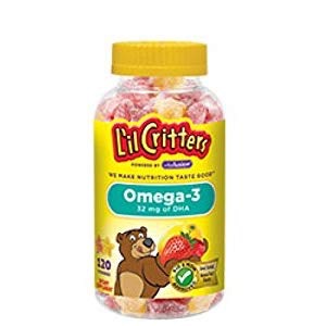 Amazon.com: L'il Critters Omega-3 小熊软糖, 120粒三瓶