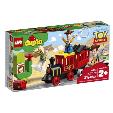 LEGO DUPLO Disney Pixar Toy Story Train 10894 Toddler Train Set - Walmart.com 玩具总动员小火车