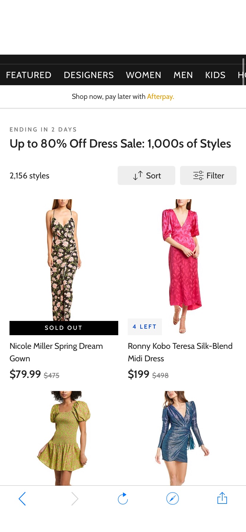 Up to 80% Off Dress Sale: 1,000s of Styles / Gilt裙