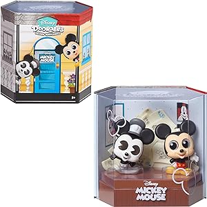 Amazon.com: Disney Doorables NEW Grand Entrance 3-inch Collectible Mickey Mouse 2-piece Set, Officially Licensed Kids Toys for Ages 5 Up, Amazon Exclusive : Toys &amp; Games