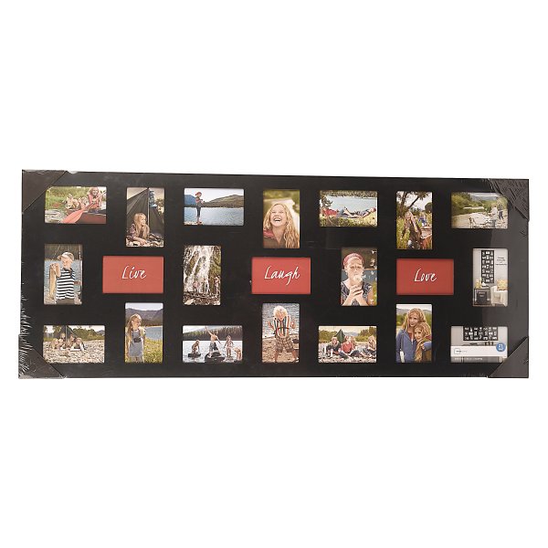 Mainstays Black 21-Opening Collage Picture Frame