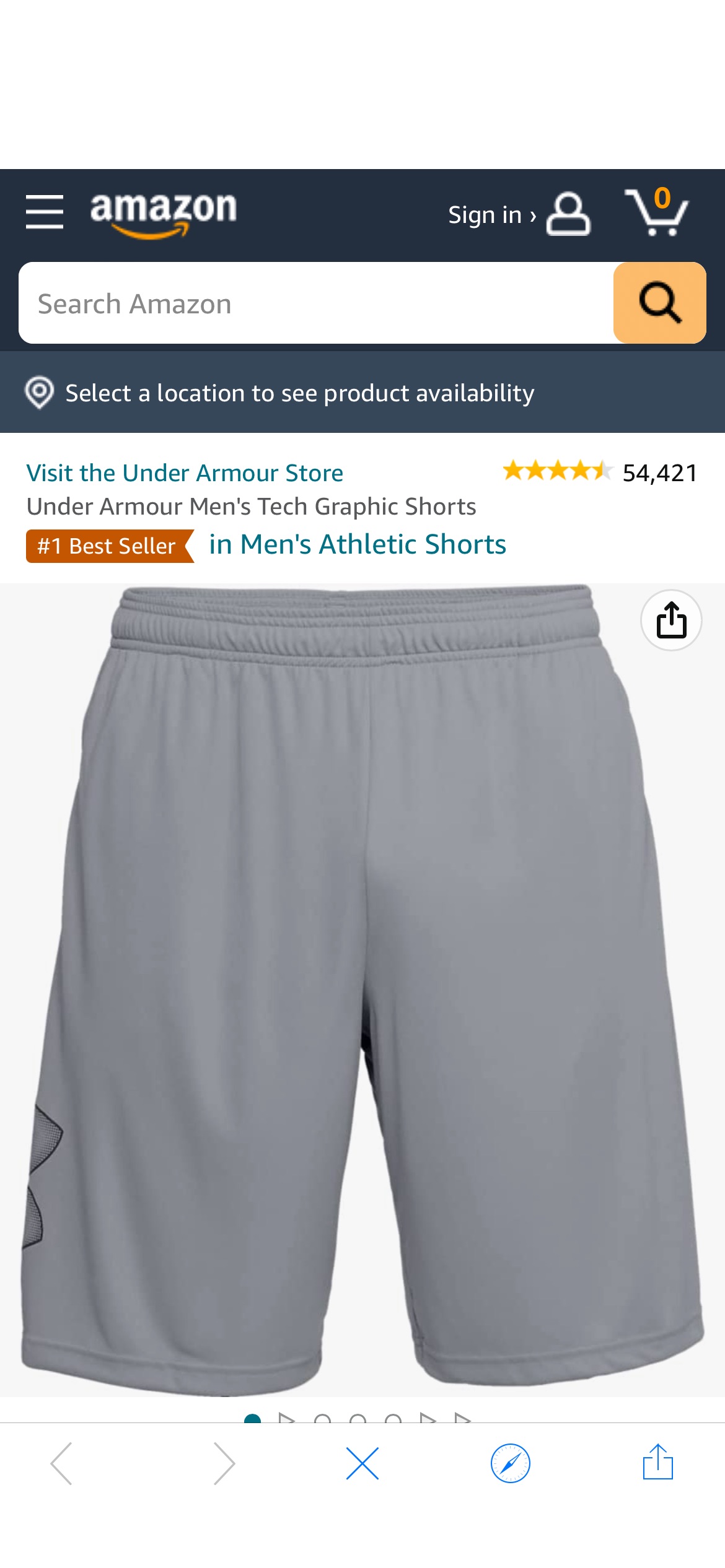 Amazon.com: Under Armour 男士运动短裤