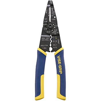 VISE-GRIP Wire Stripping Tool / Wire Cutter, 8-Inch