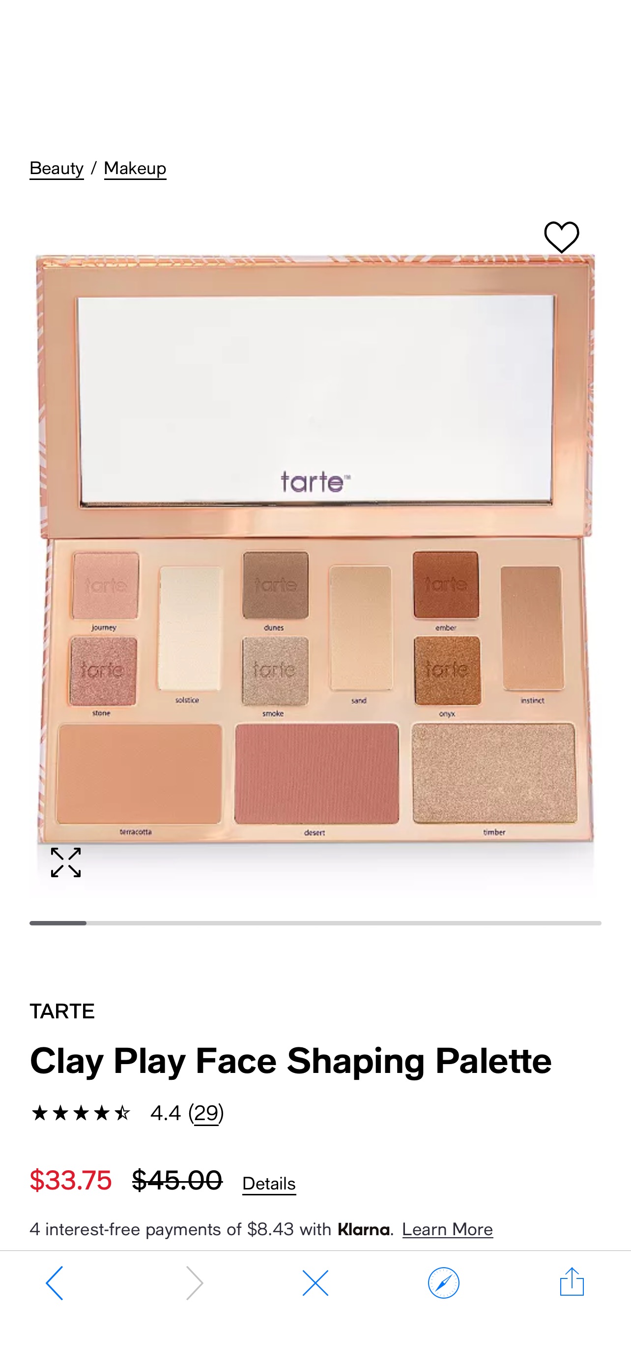 Tarte Clay Play Face Shaping Palette & Reviews - Makeup - Beauty - Macy's