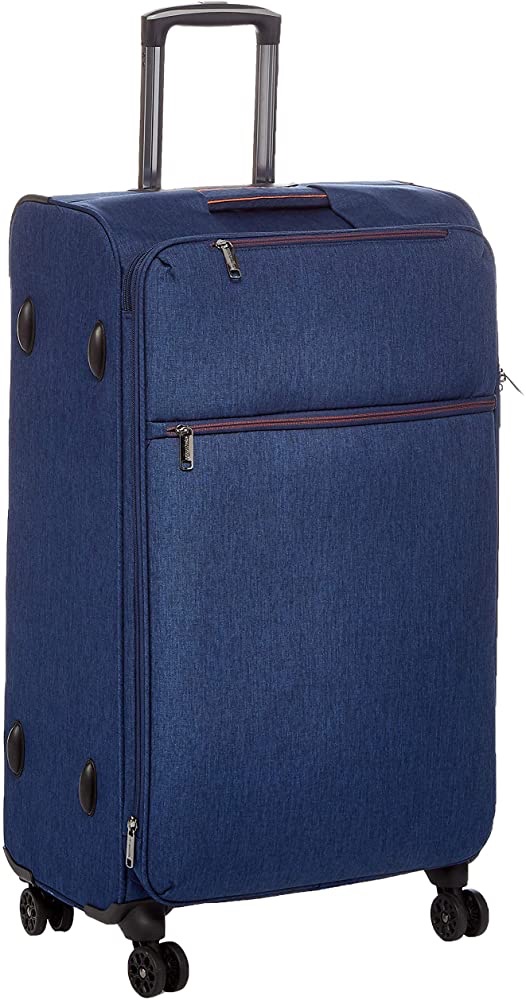 Amazon Basics Belltown, Softside Expandable Luggage Spinner Suitcase with Wheels, 26 Inch 
26寸万向轮行李箱