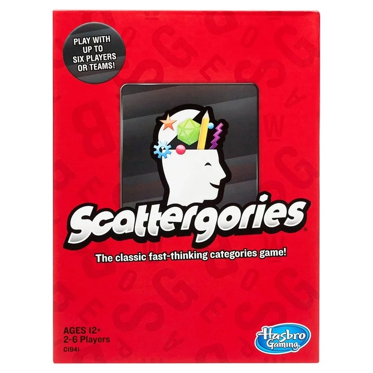 Scattergories The Classic Fast Thinking Categories Board Game for Kids and Family Ages 12 and Up - Walmart.com
