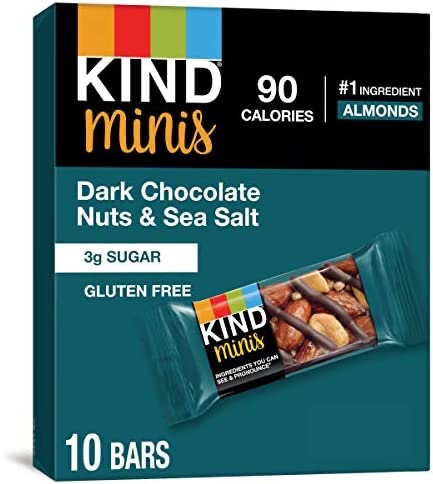 Amazon.com : KIND Minis, Dark Chocolate Nuts & Sea Salt