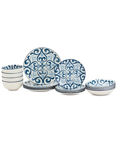 Tabletops Unlimited Ragusa 16-Pc. Dinnerware Set, Service for 4 - Macy's